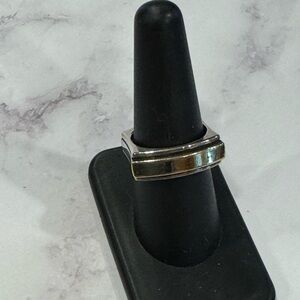 Alekseyev Sterling Silver and 18K Gold Ring